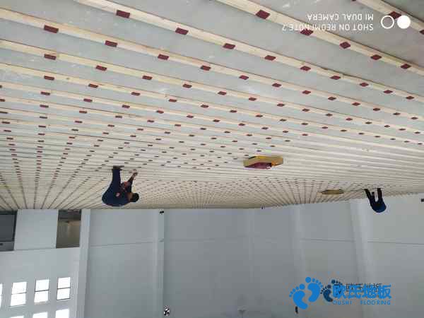 学校篮球木地板施工步骤