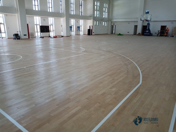 篮球场地木地板生产厂1